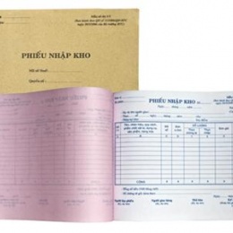 Phiếu Xuất kho A5 2 liên (100 tờ)